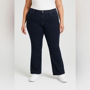 Torrid, Lux Slim Boot, Women's, size 24S, Dark Blue Boot Cut Jeans